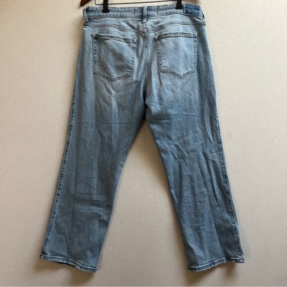 Hollister Low-Rise Relaxed Straight Distressed Jeans Sz 30 Short - Picture 3 of 12
